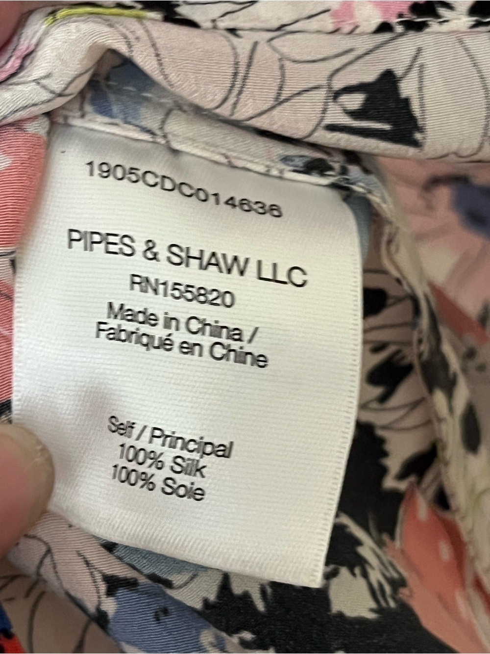 Veronica Beard Silk Floral Watercolor Lightweight Madge Blouse — Size 12 - Picture 7 of 8